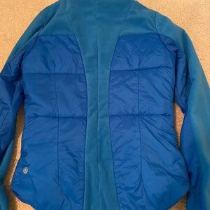 Lu Lu lemon blue zipped jacket